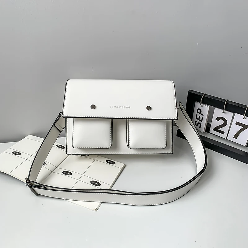 

Women Square Flap Satchel Sac A Main Femme 2023 Designer Bags Luxury Messenger Bag Multiple Pockets Shoulder Bags Handbag Ladies