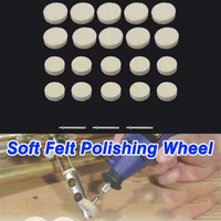 33pcs soft felt polishing buffing wheel mop pad compound rotary tool 13 20 30mm polishing wheel kit accessories suitable