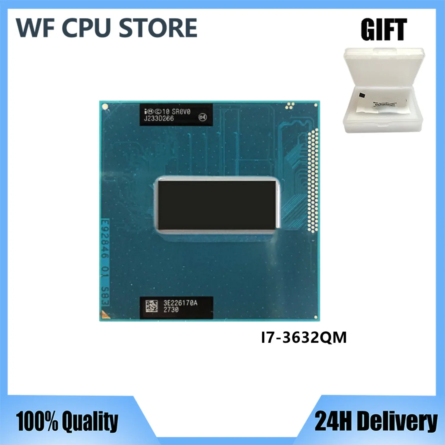 

Оригинальный четырехъядерный процессор Intel Core I7-3632QM SR0V0 I7 3632QM 2,2 ГГц L3 = 6M