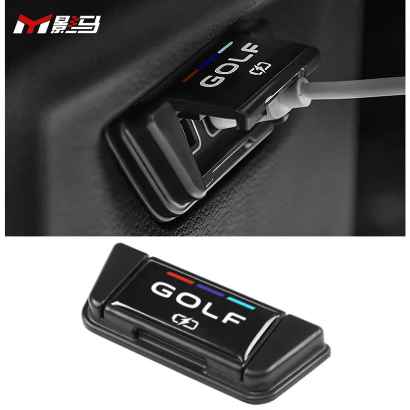 

YINGMA Rear USB Cover Charging Port dust Protection Cover Modified Interior Trim car Accessories part for Volkswagen Golf 8 MK8