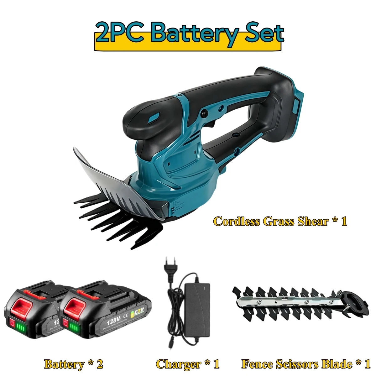 

Makita 18В Беспроводной Триммер для Живой Изгороди 2 в 1