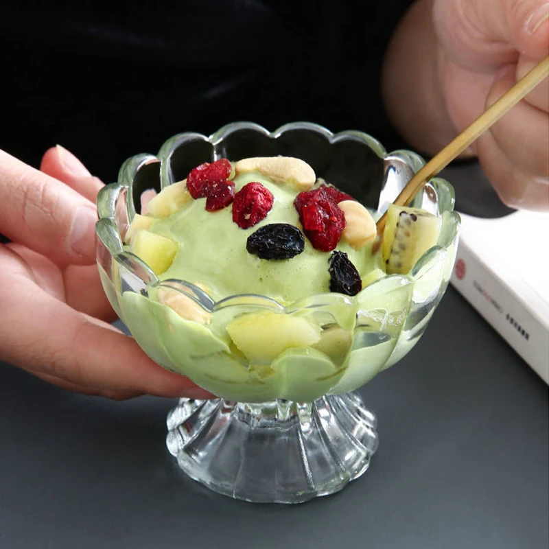 Стеклянная чашка для мороженого Obelix стеклянная коктейлей молочного коктейля