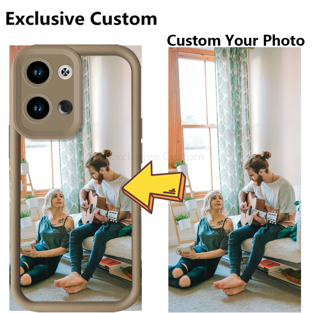 Эксклюзивная Персонализированная Обложка с толстыми краями для OPPO RENO 11 10 8T 7 5 A7 PRO