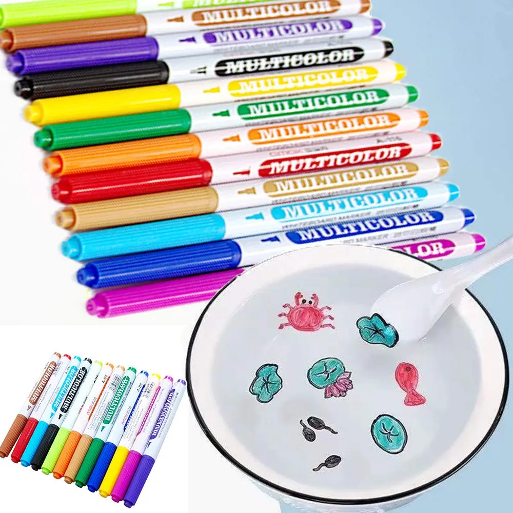 

Toys Water Drawing Floating Pen Magic Doodle Pen Whiteboard Markers Erasable Floating Pen Magical Water Painting Pen