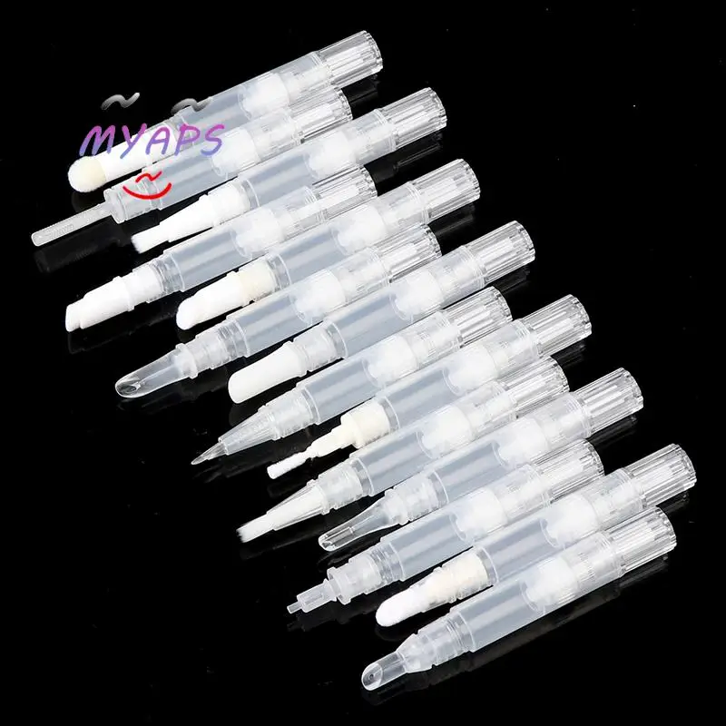 

Empty Nail Oil Pen With Brush Liquid Foundation Refillable Bottles 3ml/5ml Travel Size Cosmetics Holder Makeup Tool