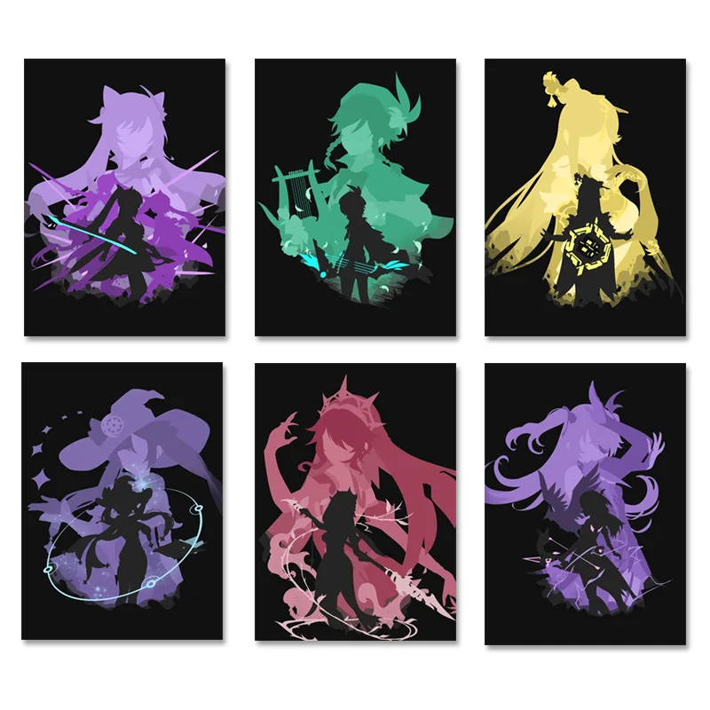

Video Game Wall Decor Decoration Mural Anime Picture Character Poster Canvas Painting Kids Room Prints For Modern Home Decor
