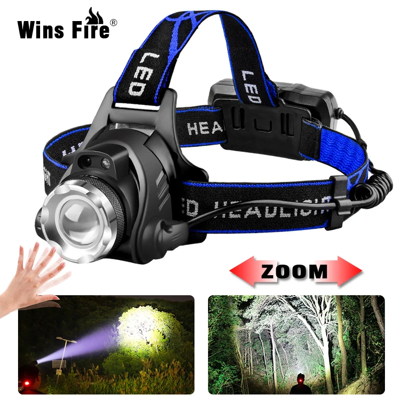 

Portable Zoom Xml-T6 L2 Led Headlamp USB Rechargeable Head Lamp Torch Waterproof Headlights Fishing Camping Outdoor Work Lantern