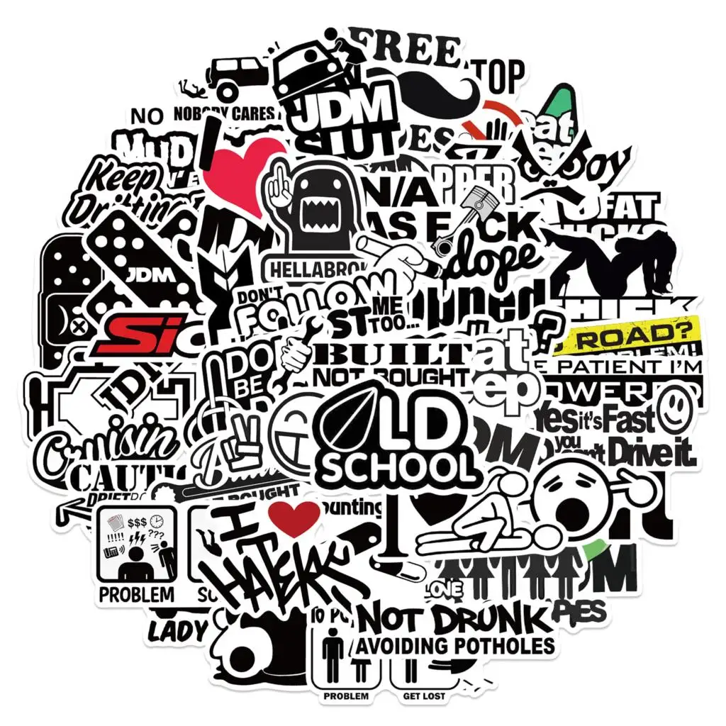 50 шт. Стикеры для ноутбука