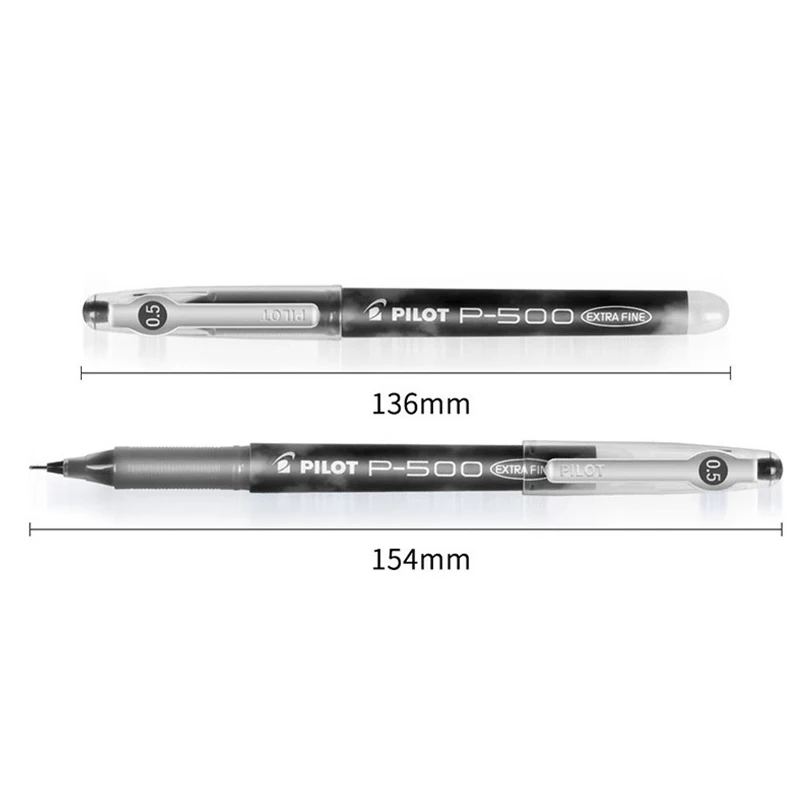 Фото Ручка Pilot P500/P700 гелевая, 0,5/0,7 мм, ручки шариковые качающиеся сверхтонкие, Студенческая ручка, канцелярские принадлежности №3
