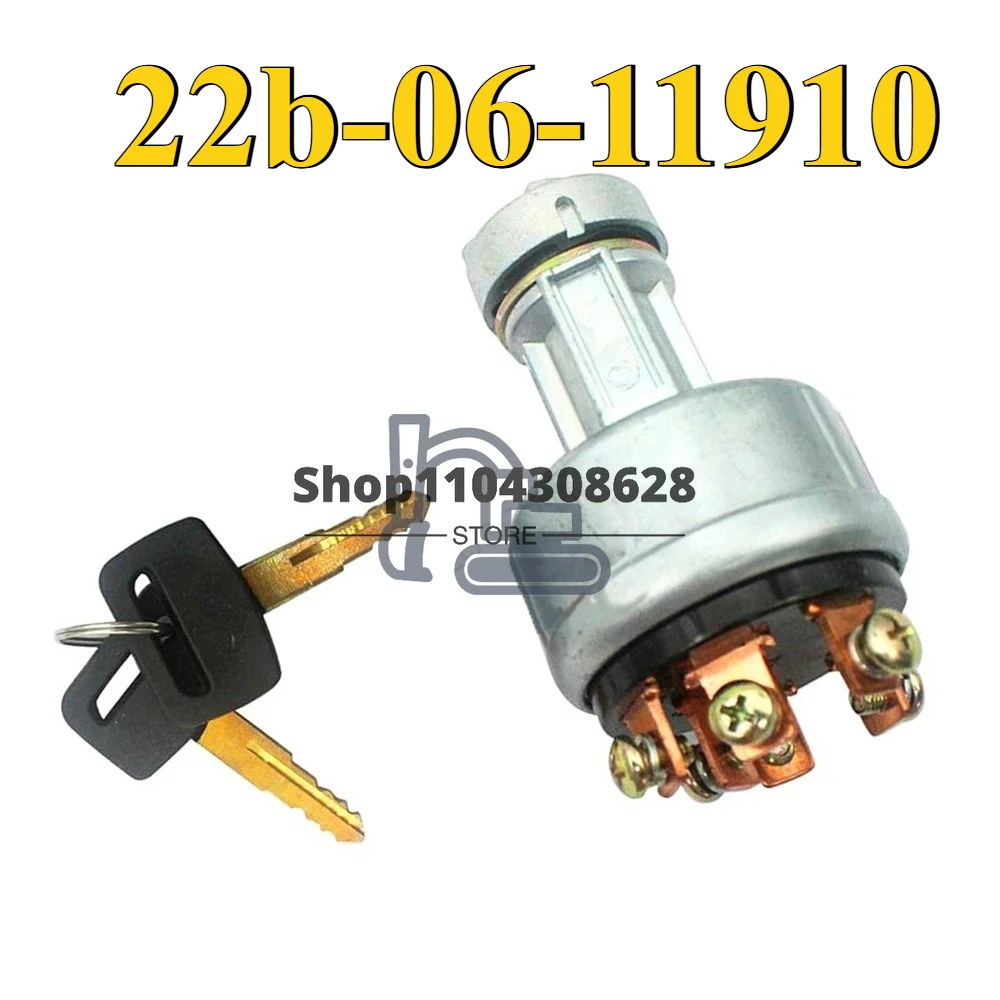 22b-06-11910 08086-2000008086-30000 Замок зажигания экскаватора с ключом 787 для Komatsu PC350-7 PC360-7 PC200-7, новый (art.: 3920da4763cae) - 3920da4763cae