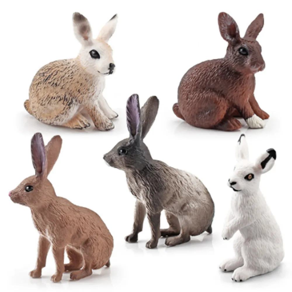 

Easter Rabbit Decoration For Home Bunny Animal Toy Model Birthday Gift Ornament