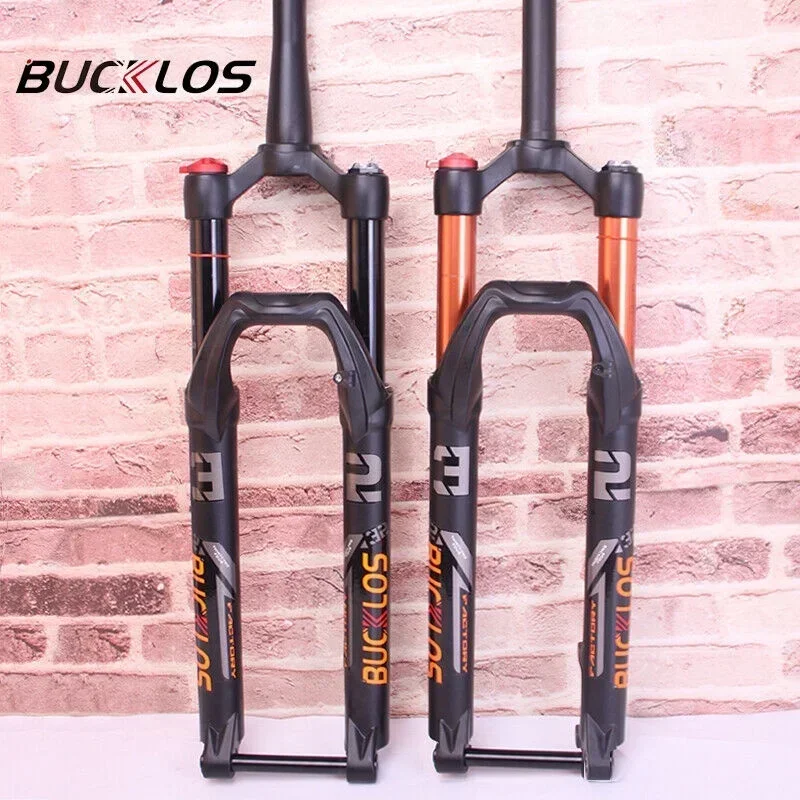 Регулируемая воздушная вилка BUCKLOS для горного велосипеда 26/27 5/29 дюймов диаметром