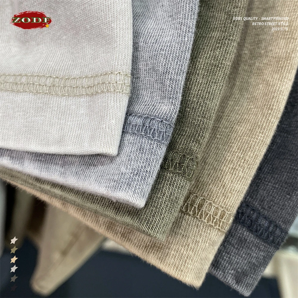 Мужские хлопковые футболки ZODF батик HY0594