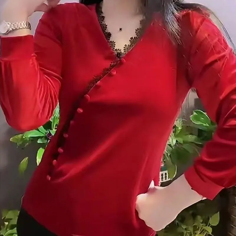 Женская винтажная бархатная блузка на пуговицах элегантная однотонная