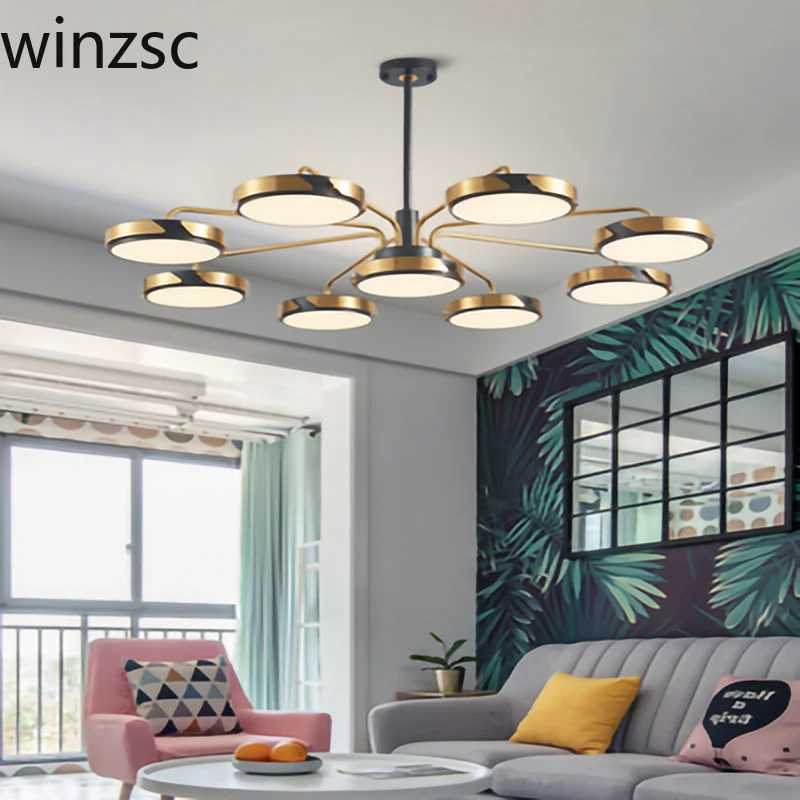 

Vintage Pendant Lights Black Gold Led Industrial Modern Hanging Lamp Fixture Home Decor Lampara Bedroom Ceiling Chandelier lamp