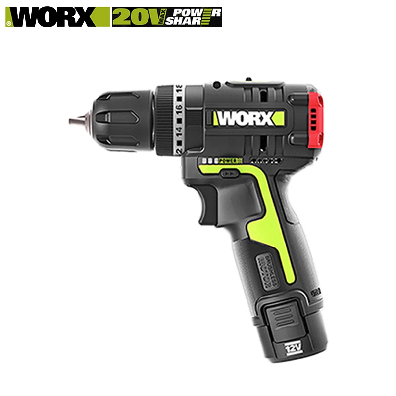 

WORX Impact Electric Drill WU131X with Bag or Tool Box Cordless 12V 40Nm Brushless Professional Tool Share Battery Platform