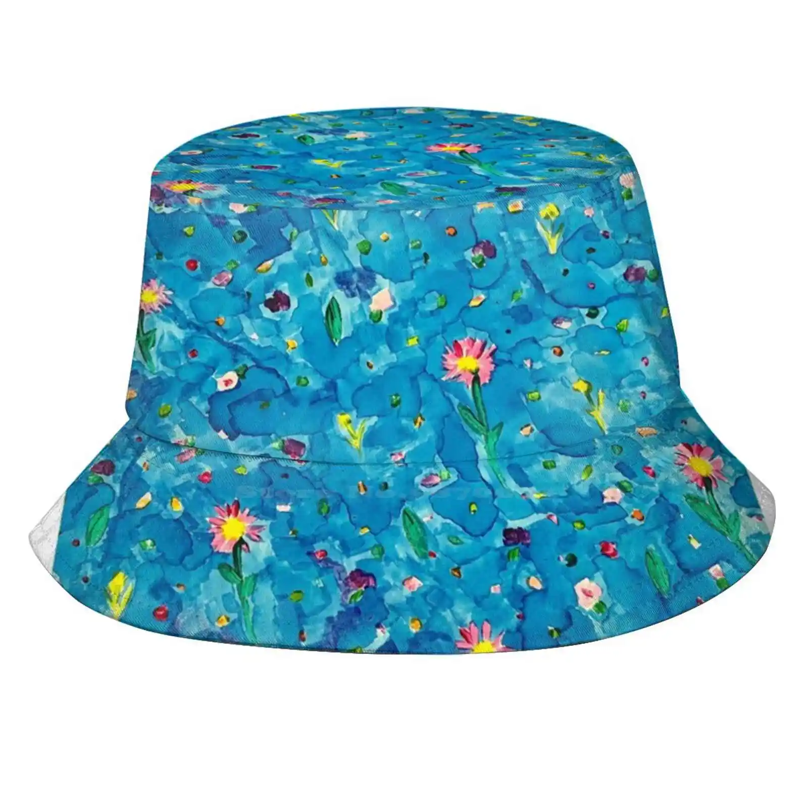 Цветочная солнцезащитная Кепка Inky шляпа рыбака Панама с цветочным узором