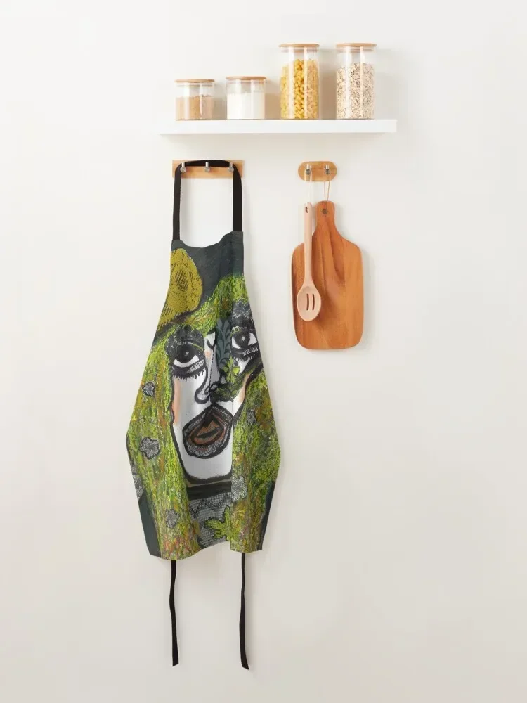 Фартук Stevie с коллажем для домашних аксессуаров кухонный роман кухонные