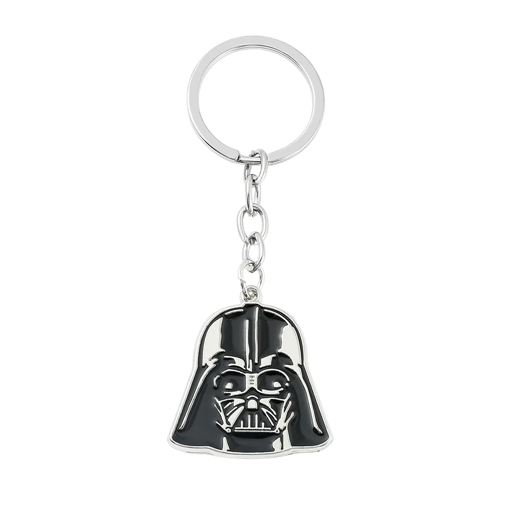 Star Wars Darth Vader Helmet Pendant Keychain Dark Lord Of The Sith Keyring Metal Key Chian Men's Jewelry