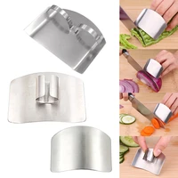 2pcs stainless steel finger guard finger hand cut hand protector knife cut finger protection tool kitchen knives accessories