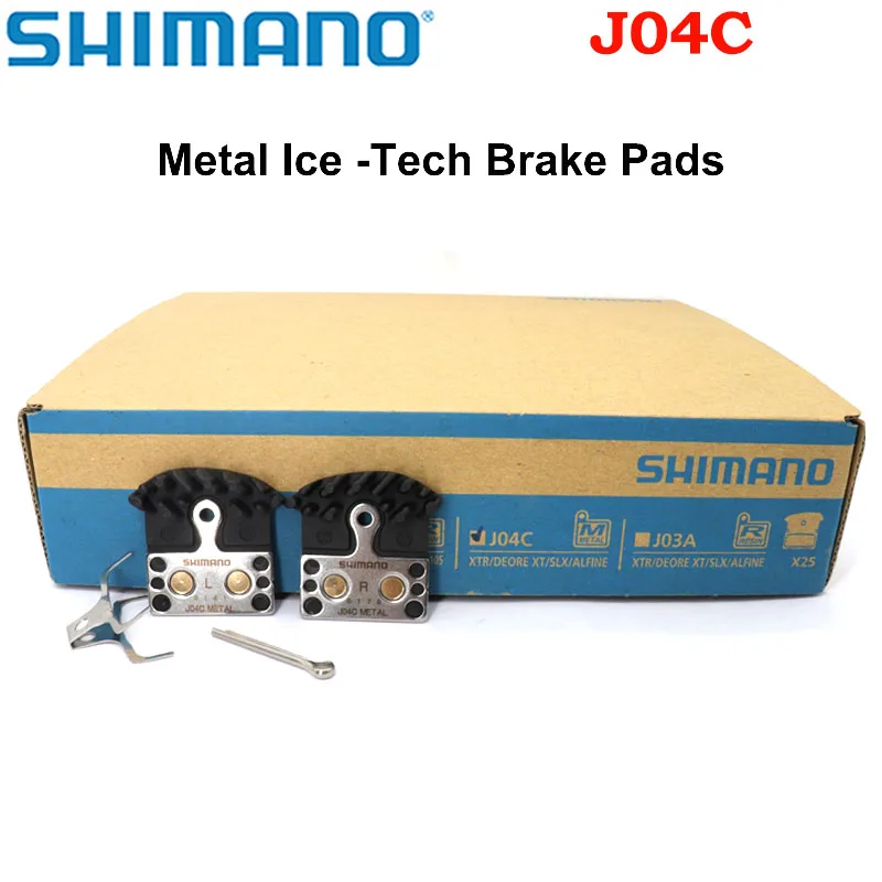 

SHIMANO Disc Brake Pads DEORE XT SLX DEORE J04C Metal Ice Tech Brake Pad MTB Mountain Bike Pads