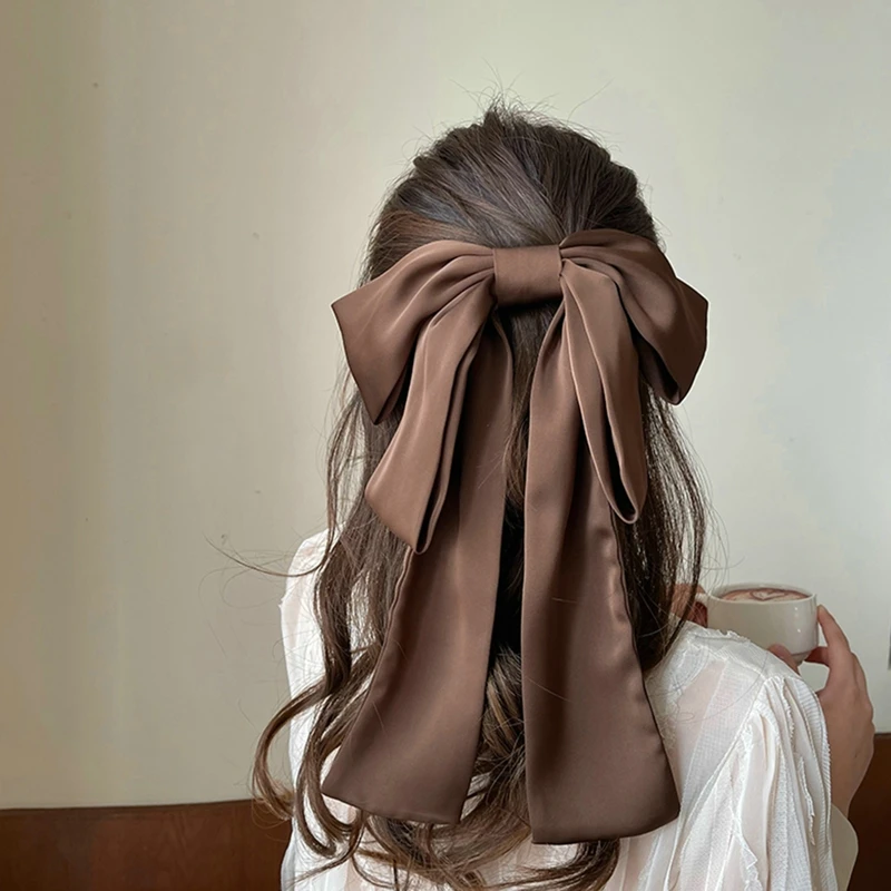 

Заколки для волос бабочка корейские аксессуары для волос для девочек женская заколка с бантом летняя Тиара заколка модный хвост стиль нови...