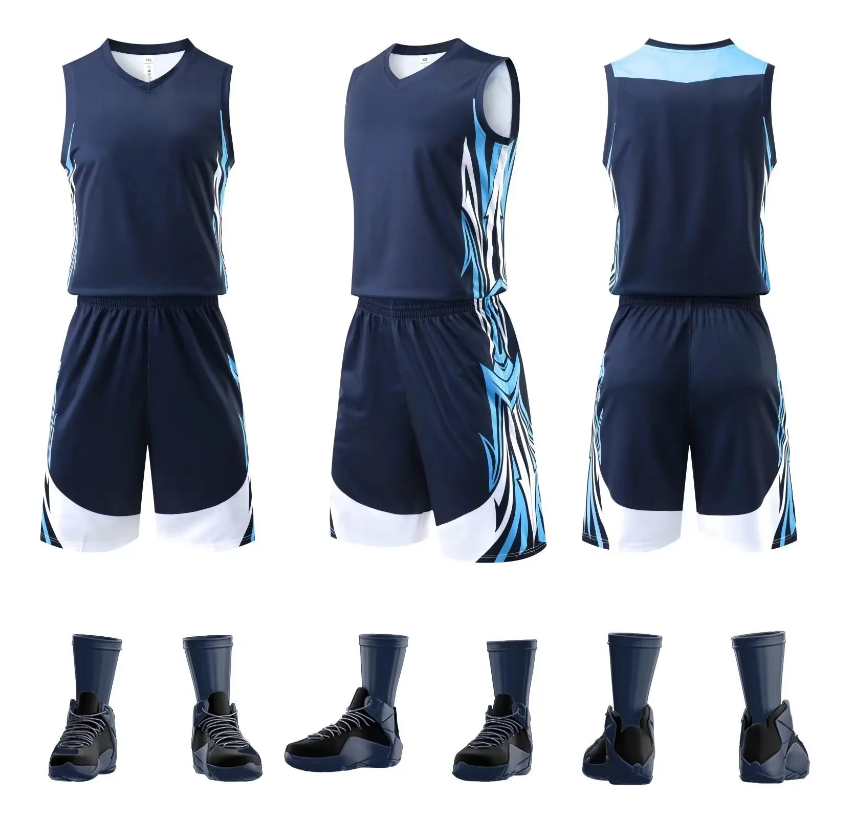 Top New 2022 23 Kids Basketball Jerseys Set Child girl Basketball jerseys Training NBA sampe James 6 dunk through the air jersey