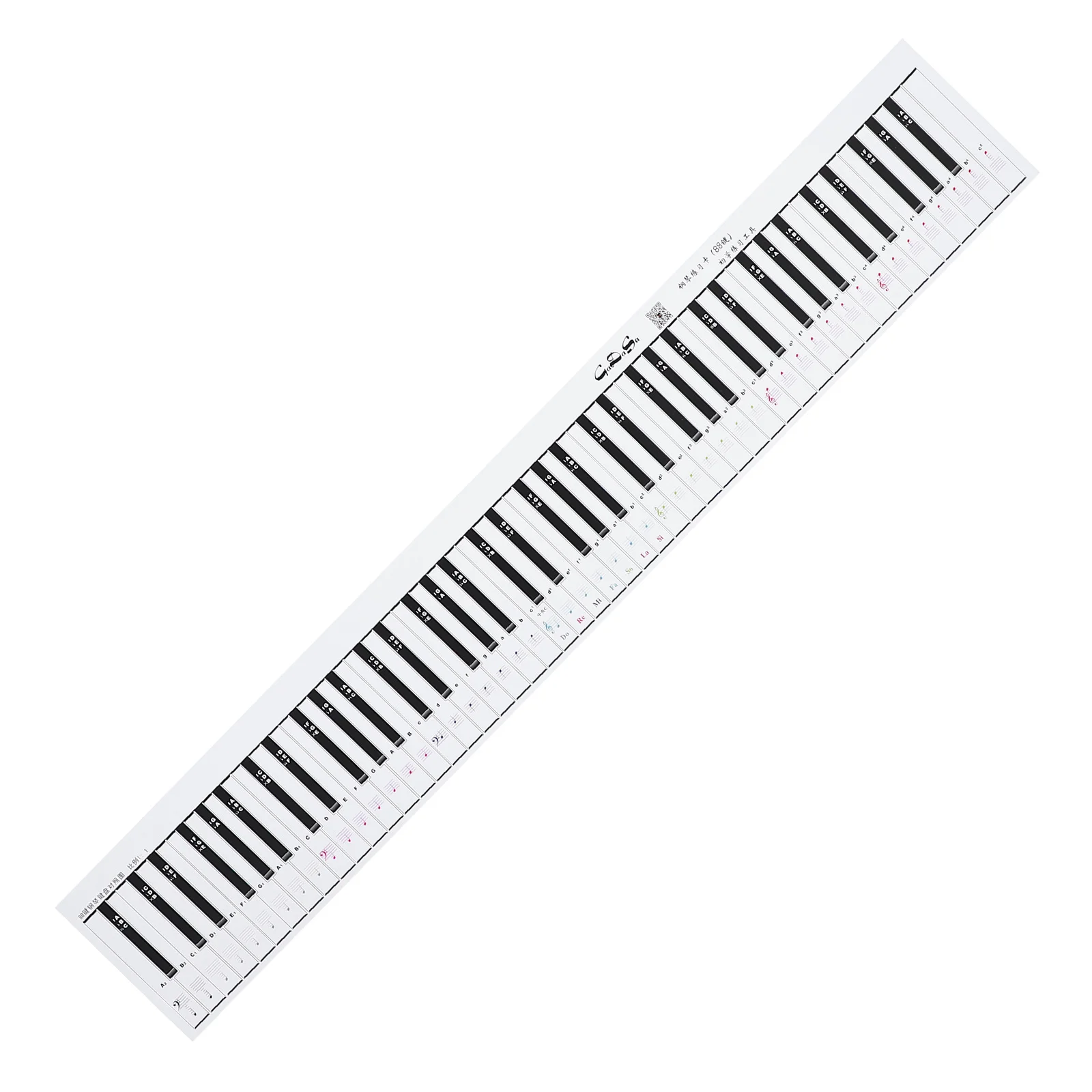 

Speaker Piano Keyboard Practice Paper Standard Aid Chart Finger Simulation Comparison