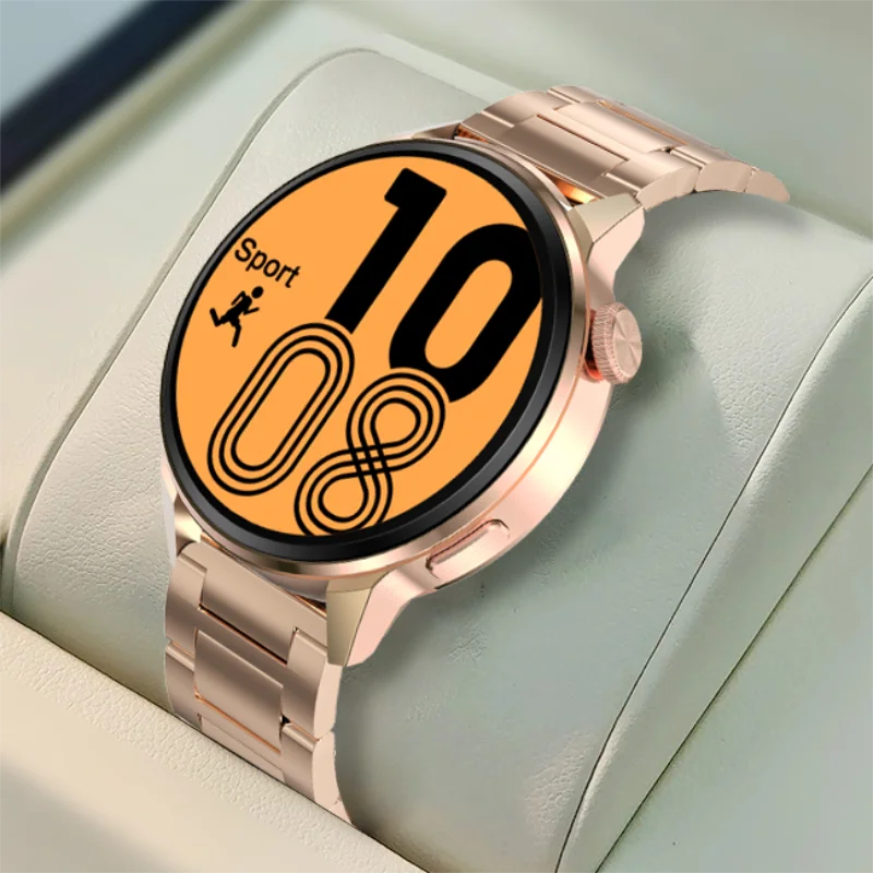 

2022 New Smart Watch Women GPS Movement Track Sport Watches Men Wireless Charging Bluetooth Call ECG Smartwatch For Android IOS
