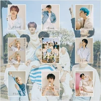 1pcsset wholesale kpop stray kids post stickers new 1st look hd photo art picture room home decor wall stickers fans collection
