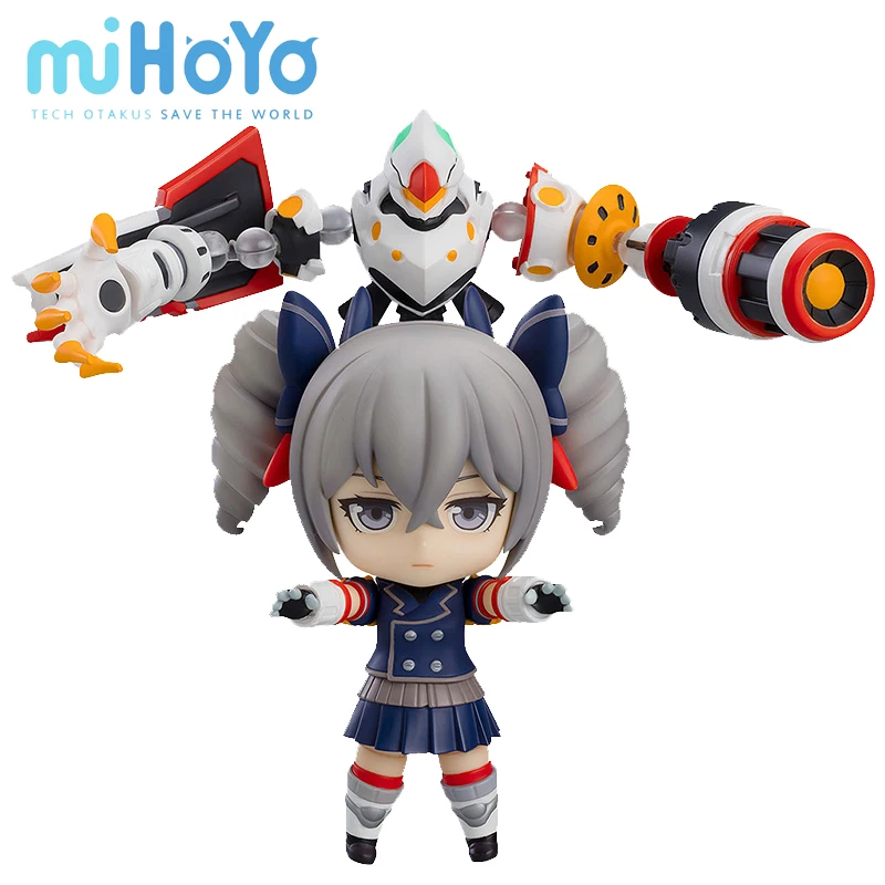

Honkai Impact Bronya Zaychik Gsc Nendoroid Cute Version Q Action Figure Model Doll Kawaii Hand Made Display Tabletop Decoration