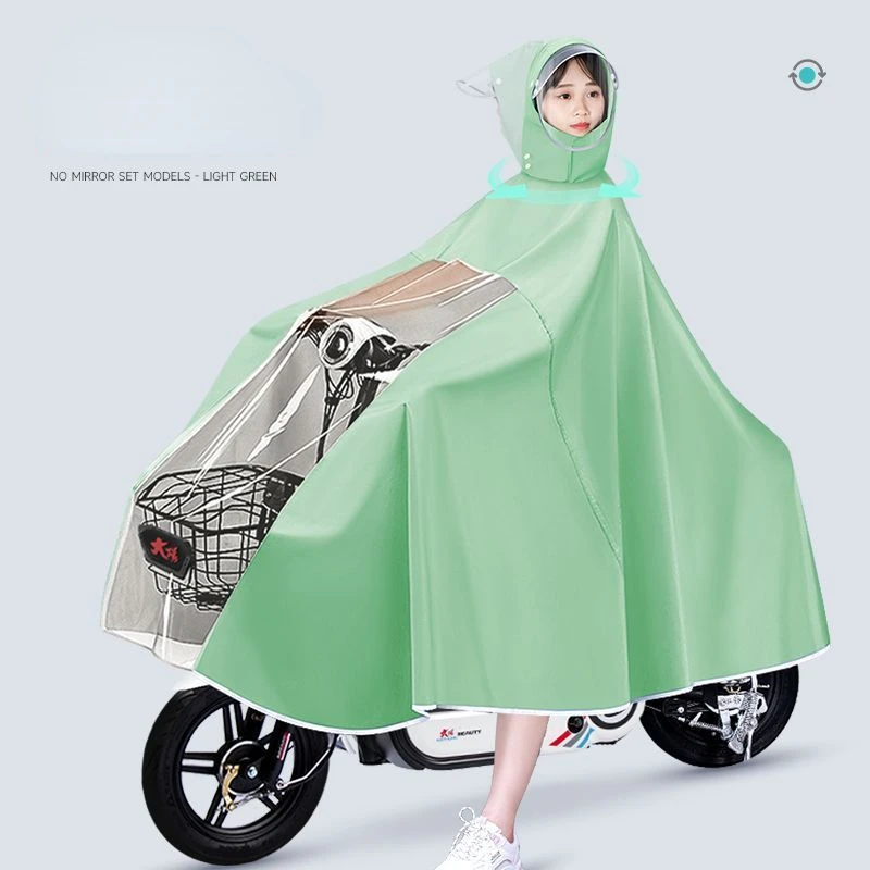 

Модное пончо из ткани Оксфорд с рукавами, длинный цельный модный дождевик, аккумулятор для электромобиля, мотоцикла