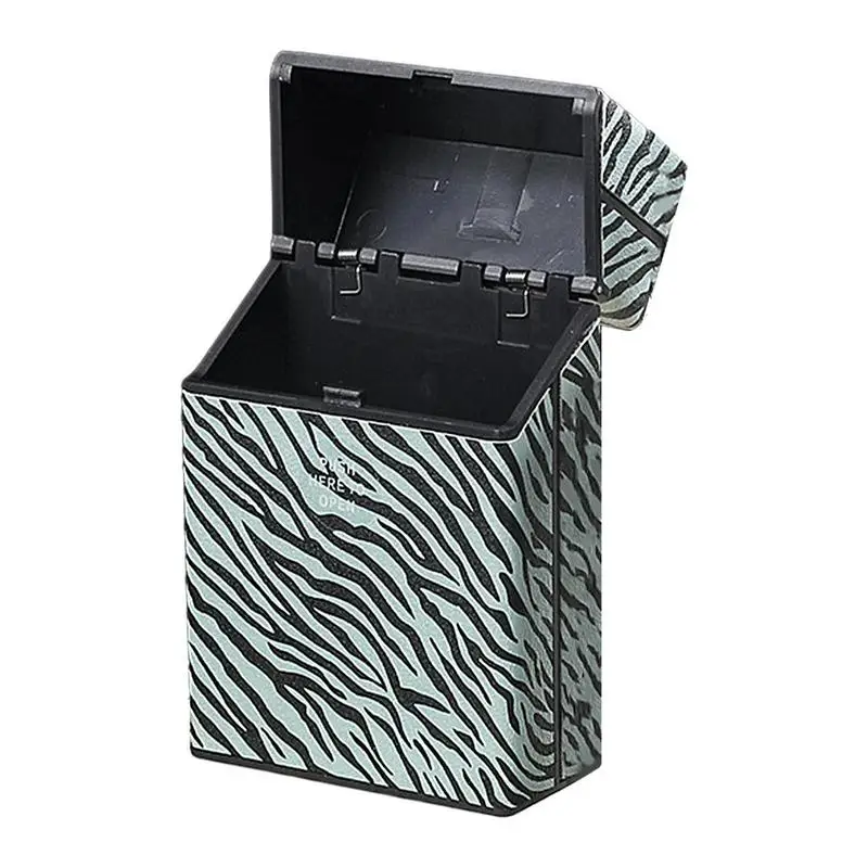 

Cigarettes Box Case Waterproof Large Capacity Box With Inner Buckle Switch Carrying Case Time-Saving Solution Cigarettes Holder