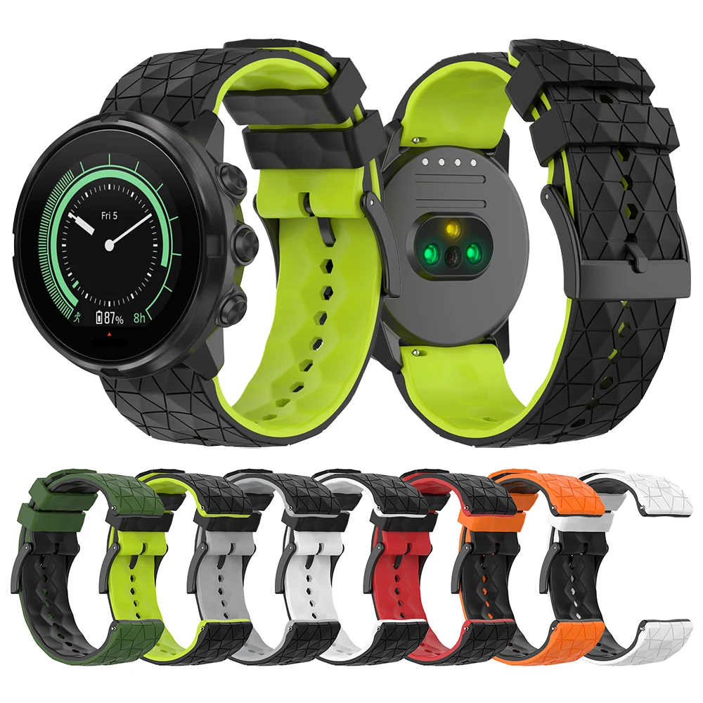 Ремешок для часов suto 9 BARO 7 D5 Spartan силиконовый занятий спортом браслет 24 мм