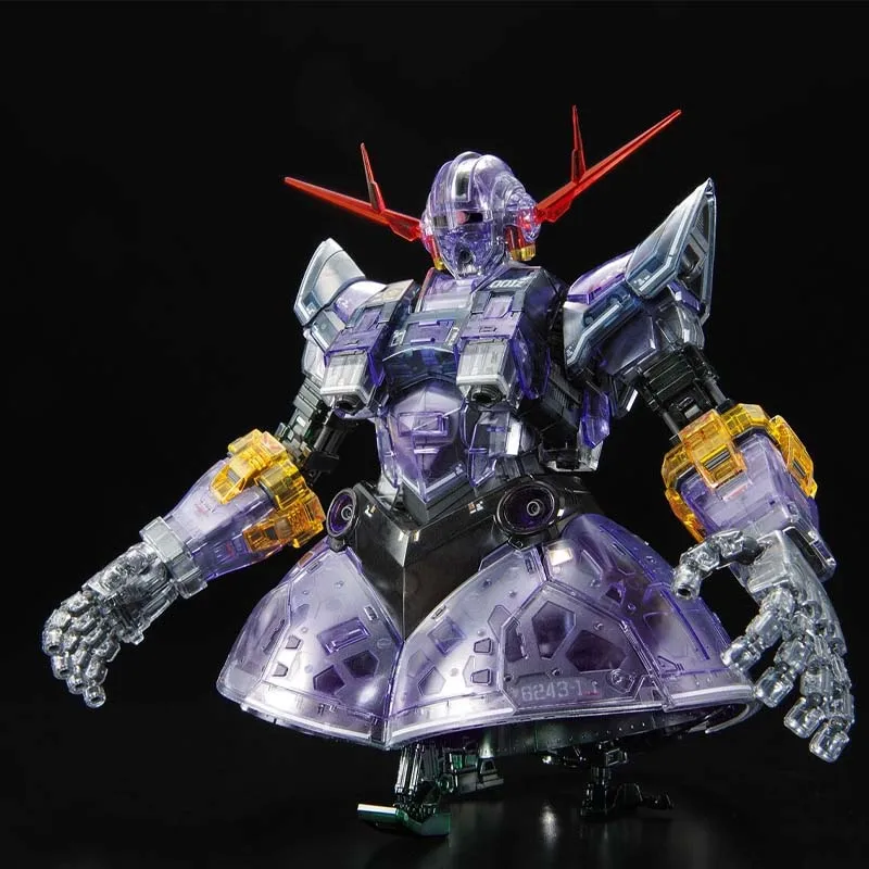 Фото Эксклюзивная коллекционная сборная модель Bandai THE GUNDAM BASE RG 1/144 MSN-02 Zeong [Clear Color] — аниме-фигурка, игрушка, подарок на Рождество №3