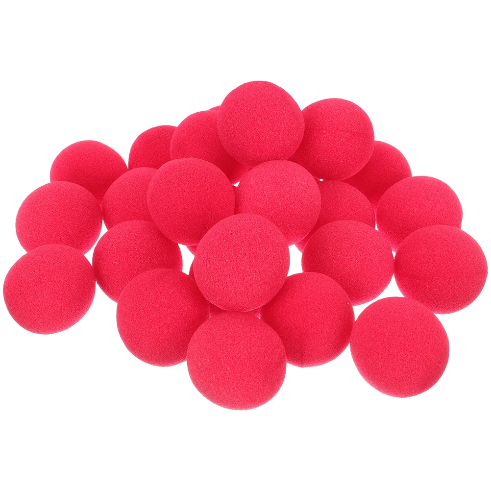 

100 Pcs Clown Accessories Nose Ball Portable Circus Noses Cosplay Sponge Props Small Carnival Supply Decorative