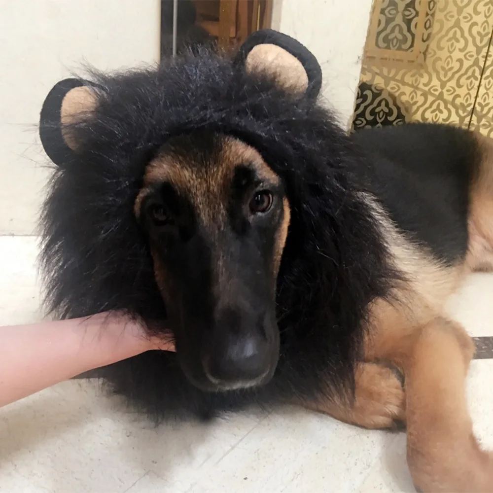 Милая собака для косплея одежда костюмированной вечеринки Lion Mane King of the Jungle Pet