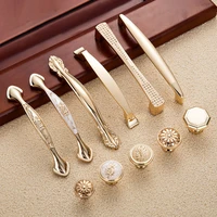 rose gold cabinet knobs door handles home bedroom drawer pulls european stylish furniture handles