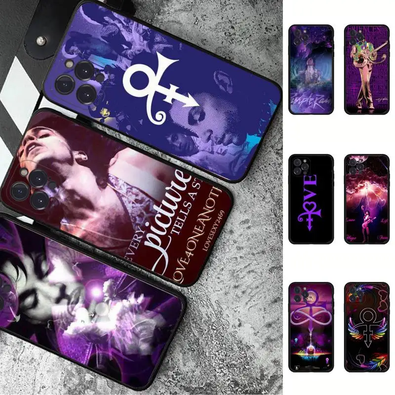 

MaiYaCa Pop singer Prince Rogers Nelson Phone Case For iPhone 14 11 12 13 Mini Pro Max 8 7 6 6S Plus X SE 2020 XR XS Funda Case