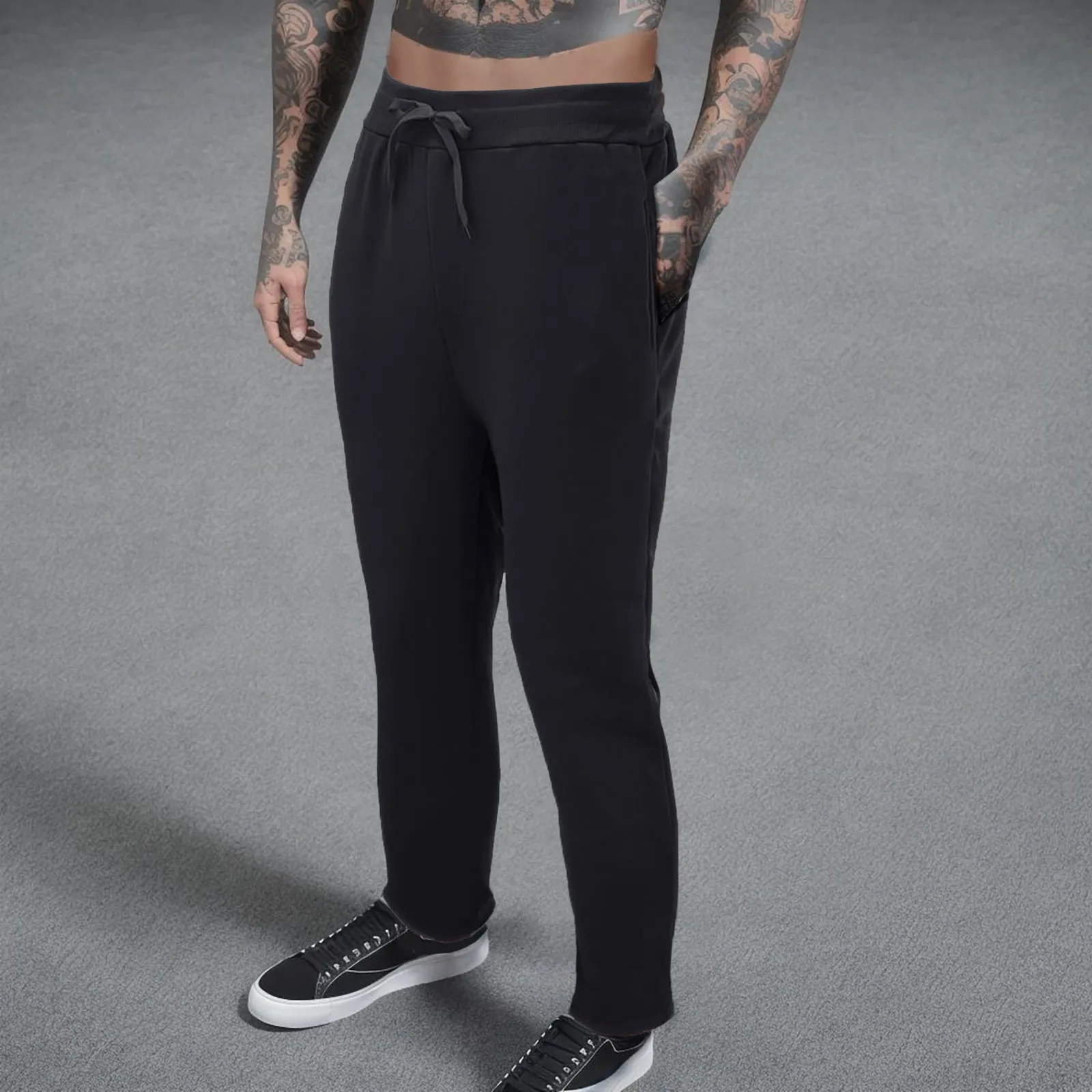 Повседневные спортивные Прямые хлопковые облегающие прямые трубы повседневные