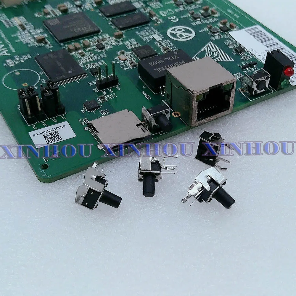 

10 Pcs TS-D009 high quality copper foot pin tact switch button switch 9mm for ASIC BTC ETH miner Antminer Innosilicon WhatsMiner