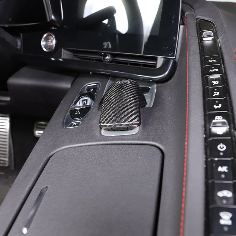 Ручка переключения передач из углеродного волокна для Corvette C8 Z06 Z51 2020 2021 2022 2023