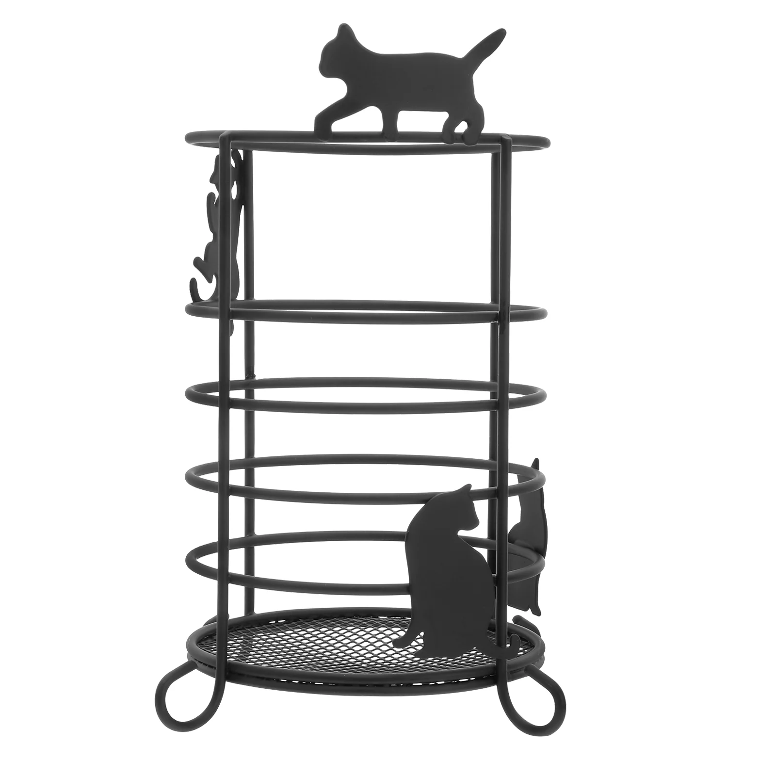 

Holder Utensil Organizer Container Metal Wire Pen Brush Kitchen Makeup Pot Students Chopsticks Iron Countertop Cutlery Care Hair