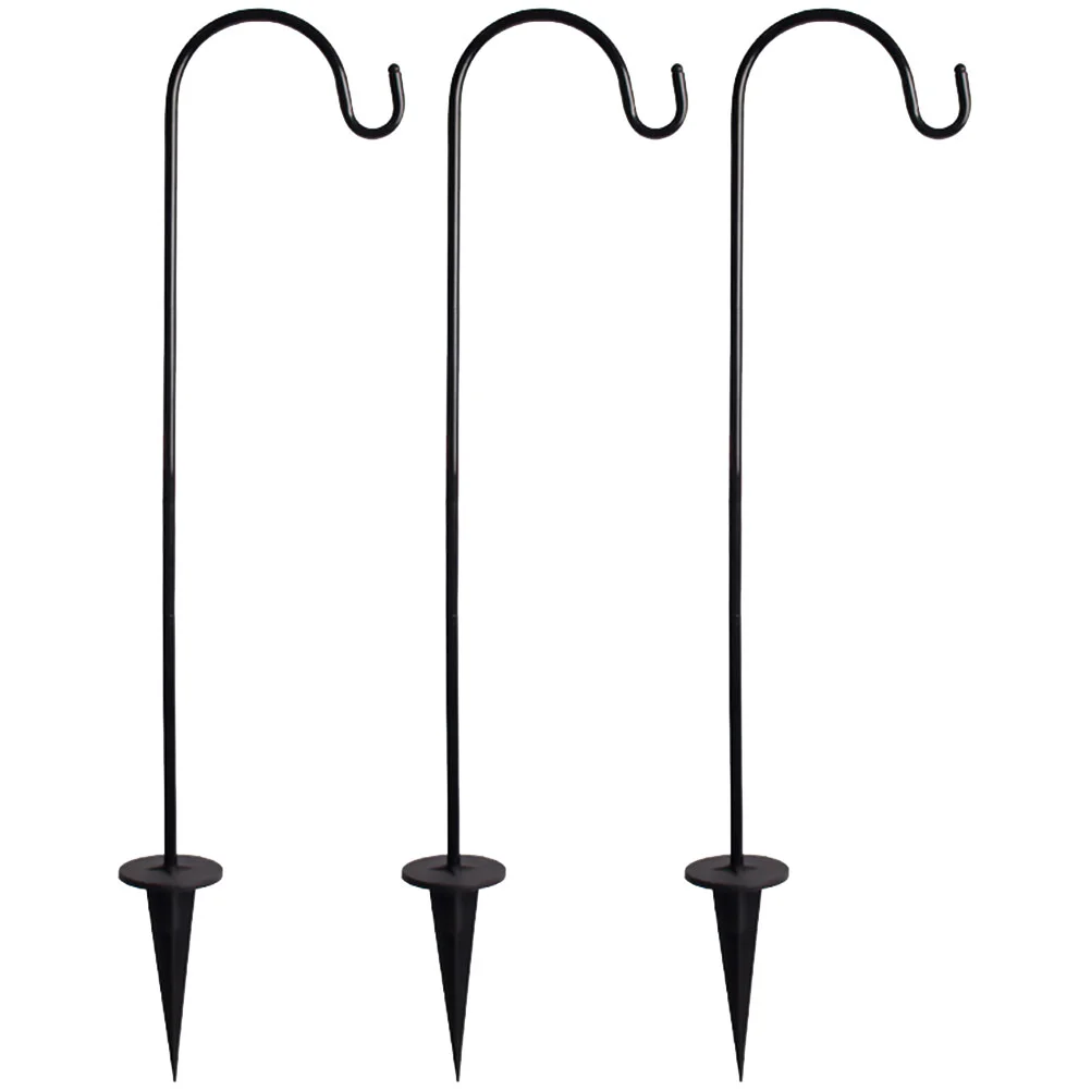 

Hook Shepherd Shepherdshook Hanger Feeder Bird Stake Garden Metal Stand Stake Plant Hooks Outdoor Iron Pole Hanger Lantern
