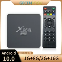 x96q pro 4k android 10 0 set top box 1gb8gb2gb16gb wifi allwinner h313 quad core smart tv media player