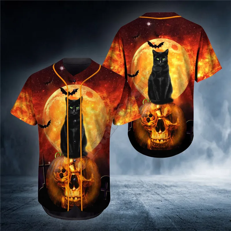 Hand Baseball Personalized Skull Baseball Jersey Shirt Baseball Shirt 3D Printed Men's Shirt Casual Shirts hip hop Tops