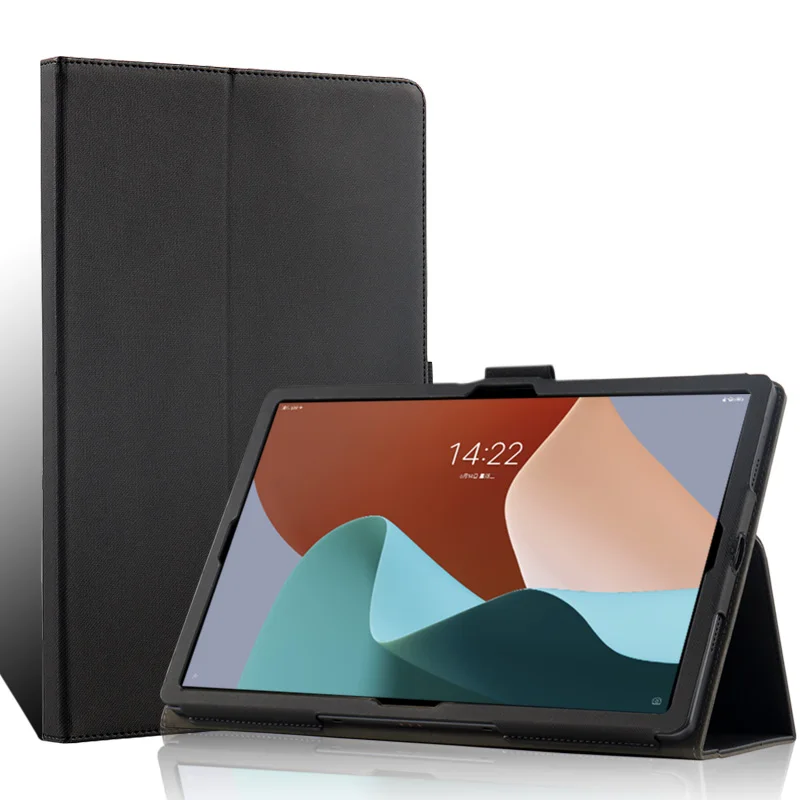 

Folio PU Leather Folding Stand Cover For ZTE Axon Pad 5G Case Smart Auto Wake/Sleep Magnetic Funda with Hard Strap