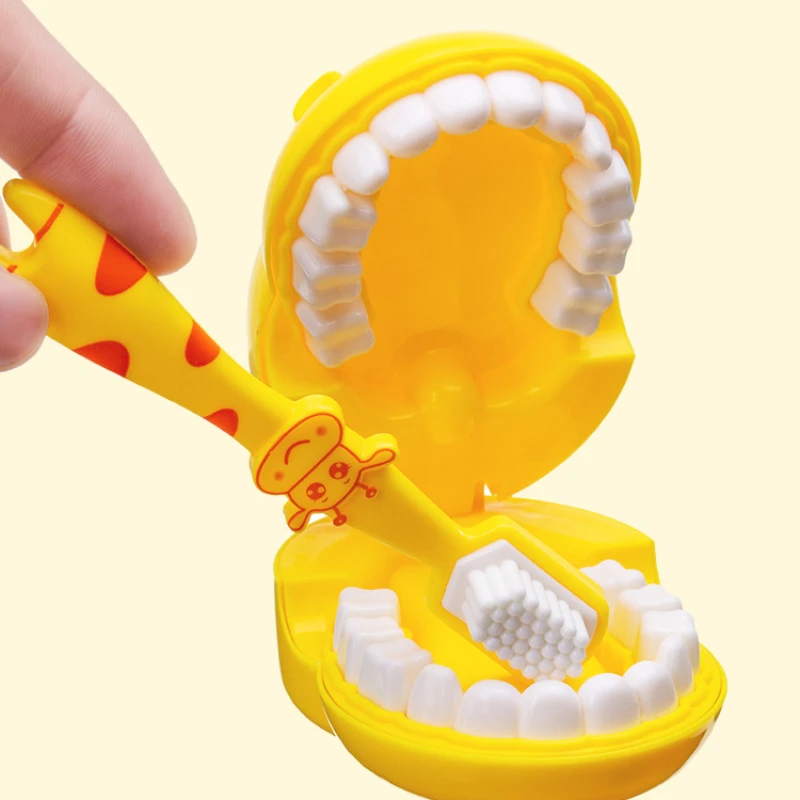 

Montessori Educational Toys Doctor Toy Detachable Dental Mold Matching Brushing Tooth Teaching Aids Simulated Practical Life