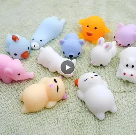 

CHB Kawaii Squishies Mochi Anima сжимаемые игрушки для детей Антистресс мяч сжимаемые бриллиантовые сувениры игрушки для снятия стресса на день рождения