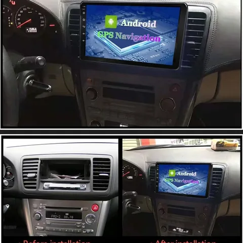 9 дюймов для Subaru Legacy Outback 2003-2009 2 Din Android автомобильный радио стерео Carplay автомобильный мультимедийный плеер GPS-навигация авторадио
